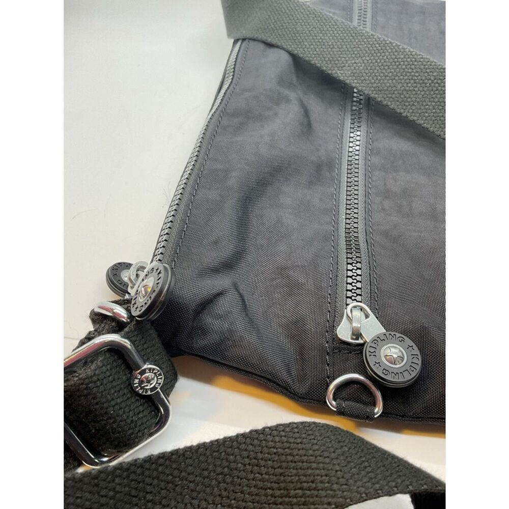 Kipling Annabelle Black Nylon Crossbody Bag - No Charm - Picture 10 of 10